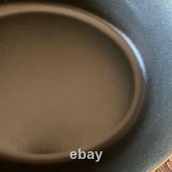 Staub Cast Iron Shallow Wide Oval Dutch Oven Bunny Knob Citron Yellow 6.25 Qt