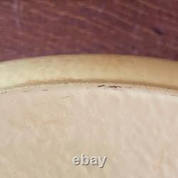 Staub Cast Iron Shallow Wide Oval Dutch Oven Bunny Knob Citron Yellow 6.25 Qt