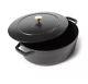 Staub Cast Iron Wide Oval Dutch Oven, 6 Qt, 12inch