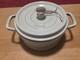 Staub Cast Irone 2.75 Qt, Round, Dutch Oven, White Truffle