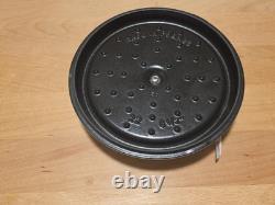 Staub Cast Irone 2.75 qt, Round, Dutch Oven, White Truffle