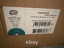 Staub Dutch Oven3.9Qt round Cocotte with Glass Lid Made in France Mint Green