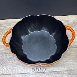 Staub Enameled Cast Iron Fall Pumpkin Cocotte Dutch Oven 3.5 Quart