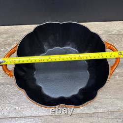Staub Enameled Cast Iron Fall Pumpkin Cocotte Dutch Oven 3.5 Quart