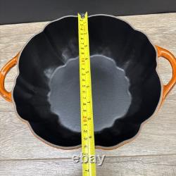 Staub Enameled Cast Iron Fall Pumpkin Cocotte Dutch Oven 3.5 Quart