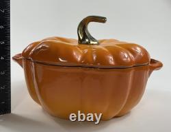 Staub Enameled Cast Iron Pumpkin Cocotte Dutch Oven 3.5 Quart