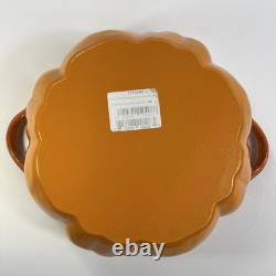 Staub Enameled Cast Iron Pumpkin Cocotte Dutch Oven 3.5 Quart
