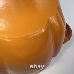 Staub Enameled Cast Iron Pumpkin Cocotte Dutch Oven 3.5 Quart