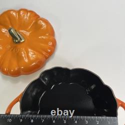 Staub Enameled Cast Iron Pumpkin Cocotte Dutch Oven 3.5 Quart
