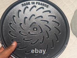 Staub La Cocotte 5.25 qt, Essential French Oven with Horse Lid, cherry