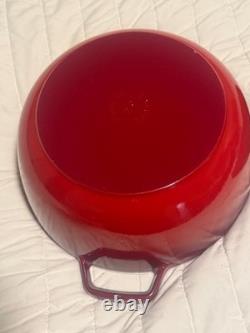 Staub La Cocotte 5.25 qt, Essential French Oven with Horse Lid, cherry