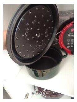 Staub La Cocotte Enameled Coated Cast Iron Dutch Oven 4 QT 9 3/8 24 BC GREEN
