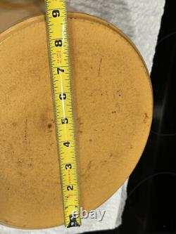 Staub VINTAGE Cast Iron Round Enamel 5 Qt Dutch Oven With Lid Made In France Staub