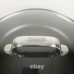 Staub for Williams Sonoma Cast Iron Dutch Oven Skillet Enameled w Glass Lid 12