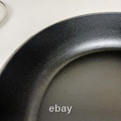 Staub for Williams Sonoma Cast Iron Dutch Oven Skillet Enameled w Glass Lid 12
