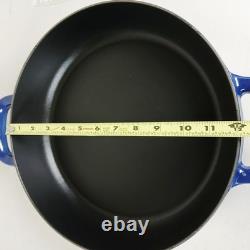 Staub for Williams Sonoma Cast Iron Dutch Oven Skillet Enameled w Glass Lid 12