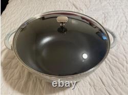 Staud Cast Iron 7.4 qt, Dutch Oven with Lid, White Truffle