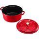 Supreme X Staub / Round 5.5 Qt. Cocotte Dutch Oven / With Lid / Red /