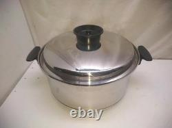 Townecraft Chef's Ware 4 Qt Stockpot T-304 Surgical Stainless Dutch Oven Pan Lid