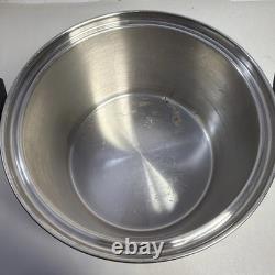 Townecraft Chef's Ware 4 Qt Stockpot T-304 Surgical Stainless Dutch Oven Pan Lid