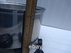 Townecraft Chef's Ware 5 Qt Electric Dutch Oven Liquid Core Stainless Cooker Lid