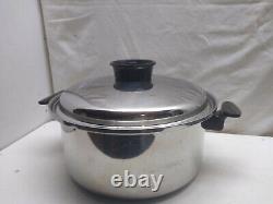 Townecraft Chef's Ware 6.5 Qt Stockpot Surgical T-304 Stainless Dutch Oven & Lid
