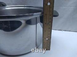 Townecraft Chef's Ware 6.5 Qt Stockpot Surgical T-304 Stainless Dutch Oven & Lid