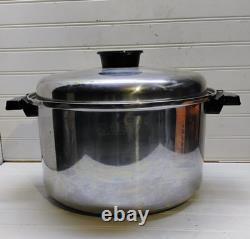 Townecraft Chef's Ware Stockpot 12 Qt T-304 Surgical Stainless Dutch Oven & Lid