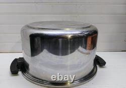 Townecraft Chef's Ware Stockpot 12 Qt T-304 Surgical Stainless Dutch Oven & Lid