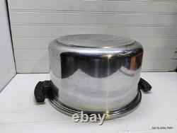 Townecraft Chef's Ware Stockpot 12 Qt T-304 Surgical Stainless Dutch Oven & Lid