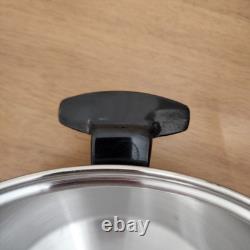Townecraft Chefs Ware 6 Qt EXCELLENT! 5-PLY T-304 Stainless Dutch Oven+DOME Lid