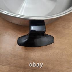 Townecraft Chefs Ware 6 Qt EXCELLENT! 5-PLY T-304 Stainless Dutch Oven+DOME Lid