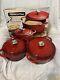 Tramontina Enameled Cast Iron Dutch Oven, 2-pack Red 3.5qt 5.5qt