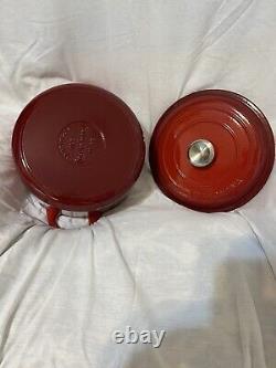 Tramontina Enameled Cast Iron Dutch Oven, 2-pack Red 3.5qt 5.5qt