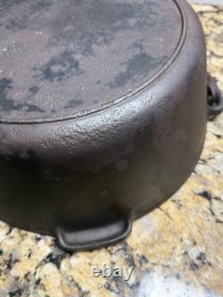Unmarked Ozark No 8 Dutch Oven It Has Been Stripped And One Coat Of Seasoning