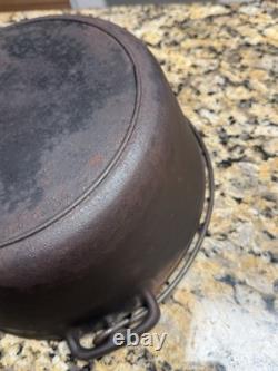 Unmarked Ozark No 8 Dutch Oven It Has Been Stripped And One Coat Of Seasoning