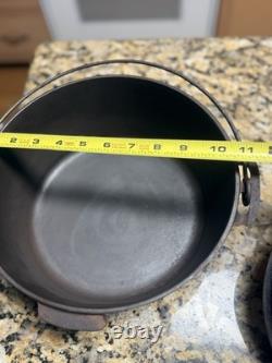 Unmarked Ozark No 8 Dutch Oven It Has Been Stripped And One Coat Of Seasoning