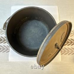 Utah Centennial Heavy 12 Cast Iron 3 Legs/foot Camp Dutch Oven With Tag & LID