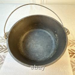 Utah Centennial Heavy 12 Cast Iron 3 Legs/foot Camp Dutch Oven With Tag & LID