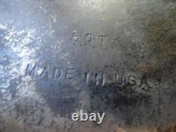 VINTAGE CAST IRON DUTCH OVEN & DEEP FRY PAN withSELF BASTING LID, 10 1/4
