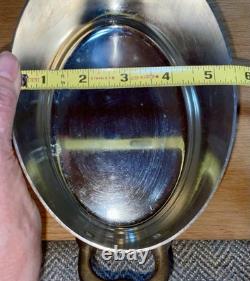 VINTAGE FRENCH Copper Oval Petite Roaster/Dutch Oven With Lid 10 X 5.5