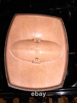 VINTAGE LE CREUSET- 3.5 Qt PINK Dutch Oven Cast Iron Enamel Pan WithLid