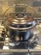 Vtg Crescent Fd'y Co Ozark #8 Cast Iron Dutch Oven With Beehive Lid Seasoned