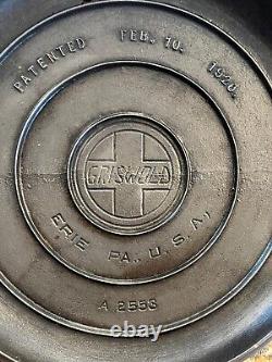 VTG Griswold #10 Cast Iron Slant Logo Tite Top Baster Dutch Oven 835A A2553