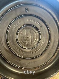 VTG Griswold #8 Cast Iron Large Block Dutch Oven 1278 Lid 1288 NO Wobble