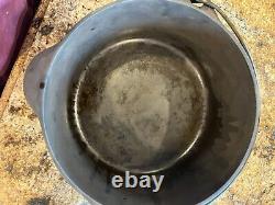 VTG Griswold #8 Cast Iron Large Block Dutch Oven 1278 Lid 1288 NO Wobble