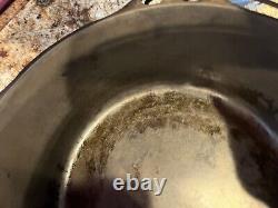 VTG Griswold #8 Cast Iron Large Block Dutch Oven 1278 Lid 1288 NO Wobble