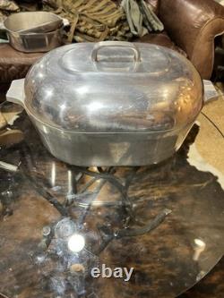 VTG Magnalite GHC Roaster USA 19 9/16 x 18 5/8 12 Quart Dutch Oven Lid Trivet