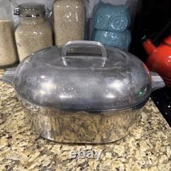 VTG Magnalite Wagner Ware 4265 P 8 Qt Roaster Dutch Oven Trivet & Lid? Beauty