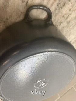 VTG RARE COLOR Le Creuset Blue Gray Cast Iron Dutch Oven #26, 5.5 Qt